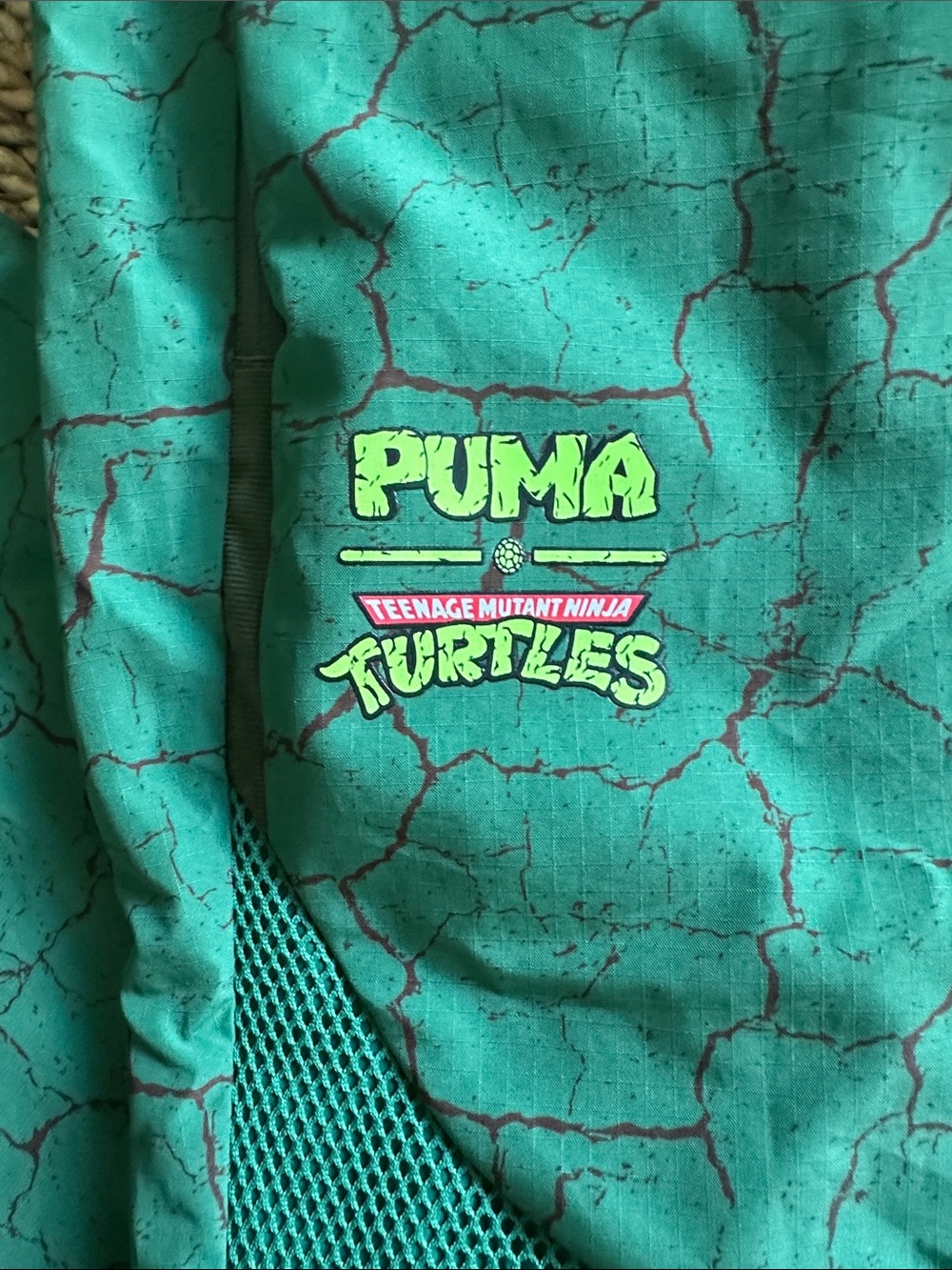 Puma colab -Teenage Mutant Ninja Turtles Green sweat pants